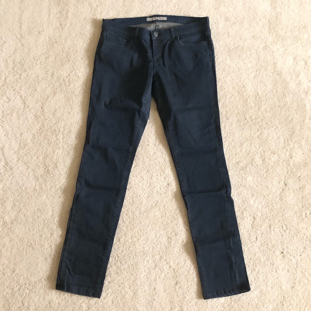 J Brand Pencil Leg Dark VENOM Wash Jeans size 30
